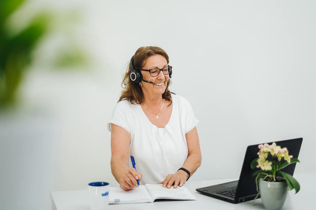 wbb laptop buero empfang headset